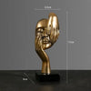 Resin Abstract Statue Desktop Ornaments Sculpture Figurines Face Character Nordic Light Luxury Art Crafts Office Home Decor