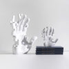 Giant Pixel Hand Figurines Nordic Resin Statue Creative Mosaic Hand Desktop Decor Luxuruy Living Room Decoration Home Ornament